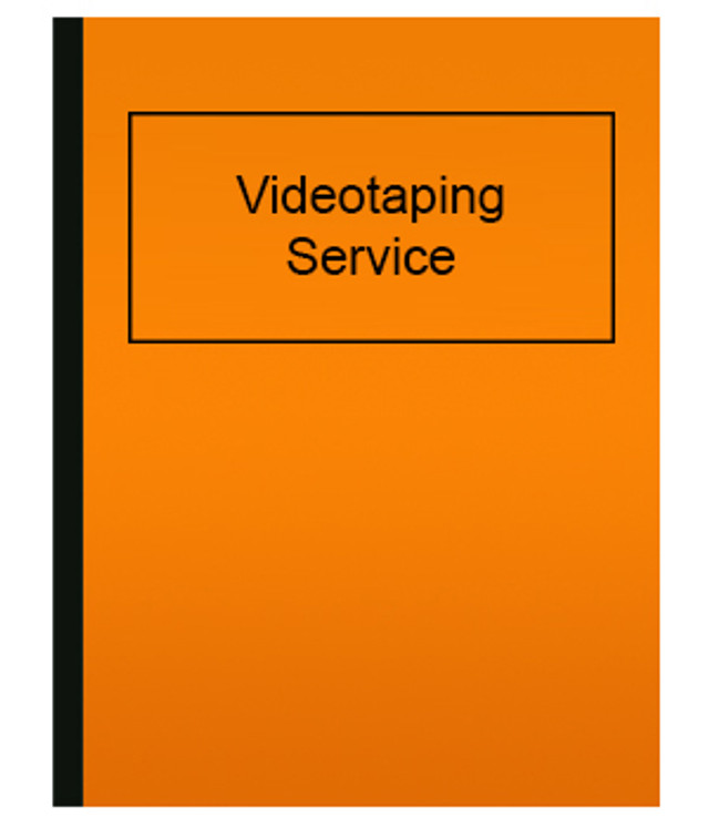 Videotaping Service