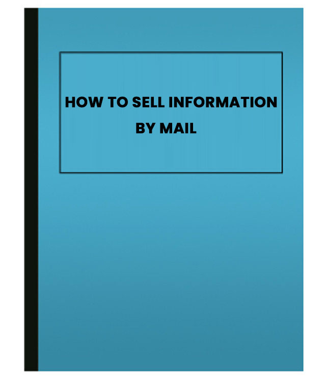 How To Sell Information by Mail 